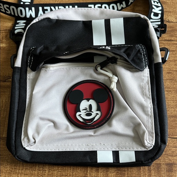Mickey Mouse Black and Gray Crossbody Bag - Picture 6 of 13